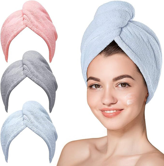 Fast-Drying Microfiber Hair Towel